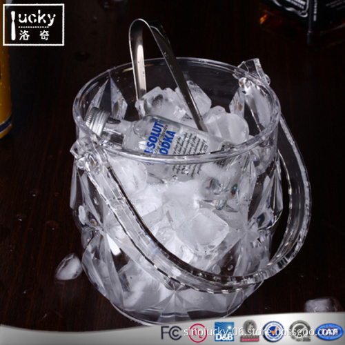 Plastic ice bucket,Custom all shape acrylic material ice tub